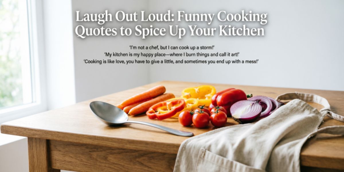 Laugh Out Loud: Funny Cooking Quotes to Spice Up Your Kitchen