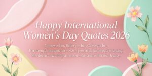 Happy International Women’s Day Quotes 2026