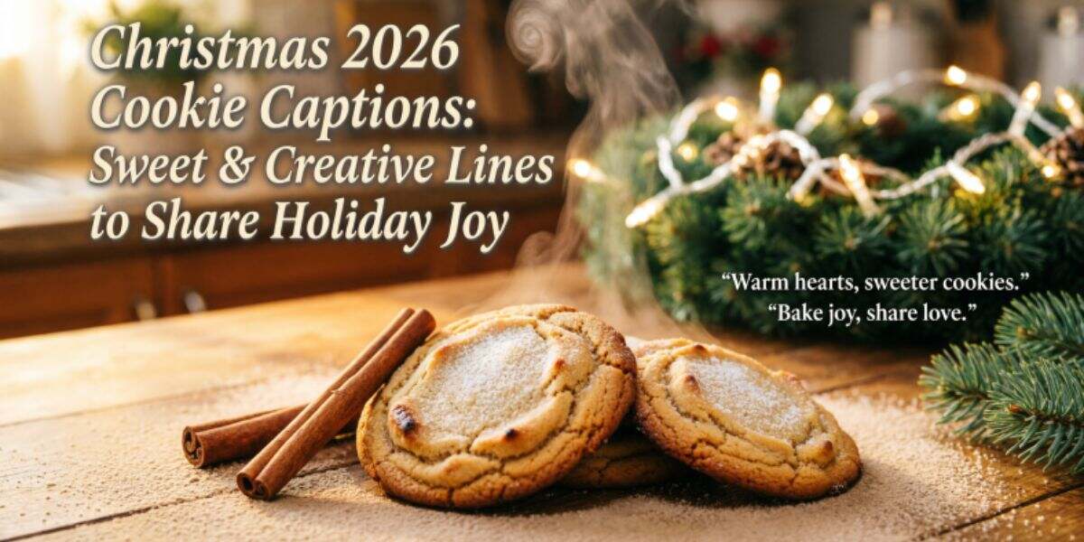Christmas 2026 Cookie Captions: Sweet & Creative Lines to Share Holiday Joy